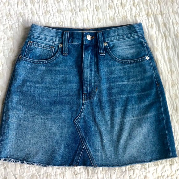 Madewell Jean Skirt size 25 - Picture 2 of 5
